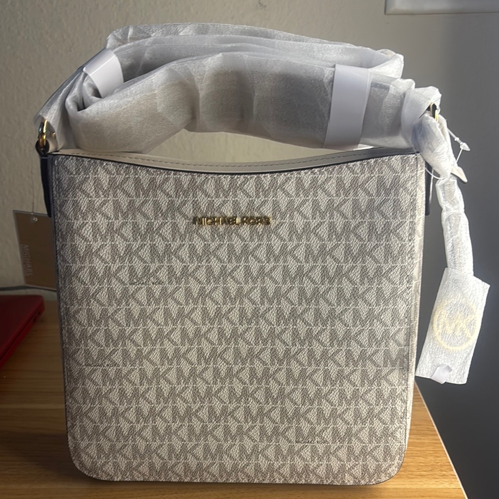 Michael Kors Gray Monogram Travel Bag